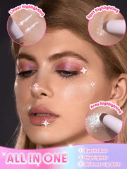 SHEGLAM ombre cristal paillette dore, fini lumineux et facile à estomper.