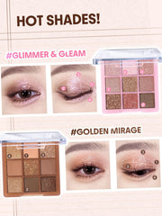 Ombres SHEGLAM : formule estompable pour une application fluide.