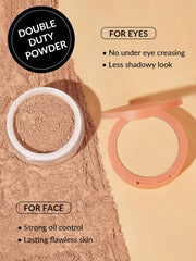 SHEGLAM Insta-Ready poudre double compartiment yeux, application précise.