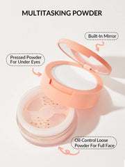 SHEGLAM Poudre estompe les cernes pour un regard plus défini sans dessécher.