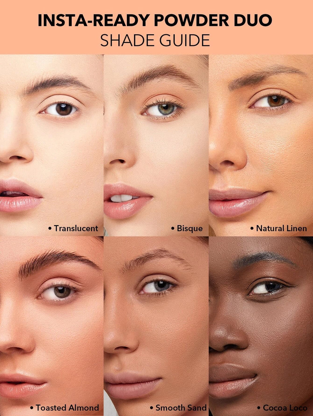 SHEGLAM Poudre visage contrôle la brillance pour un teint uniforme Bisque.