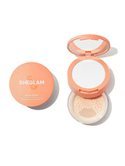 SHEGLAM Poudre libre duo cernes et visage Bisque, fixation légère et longue tenue.