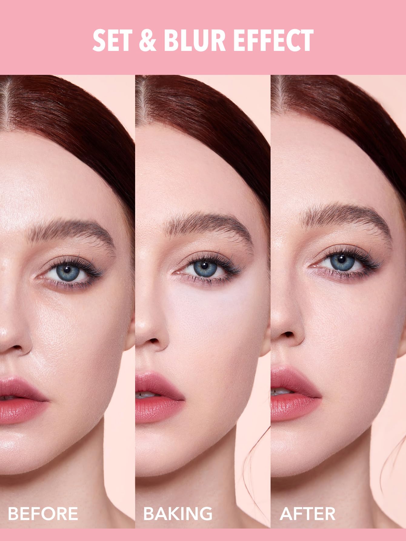SHEGLAM Poudre visage, contrôle de l’huile pour un teint net.