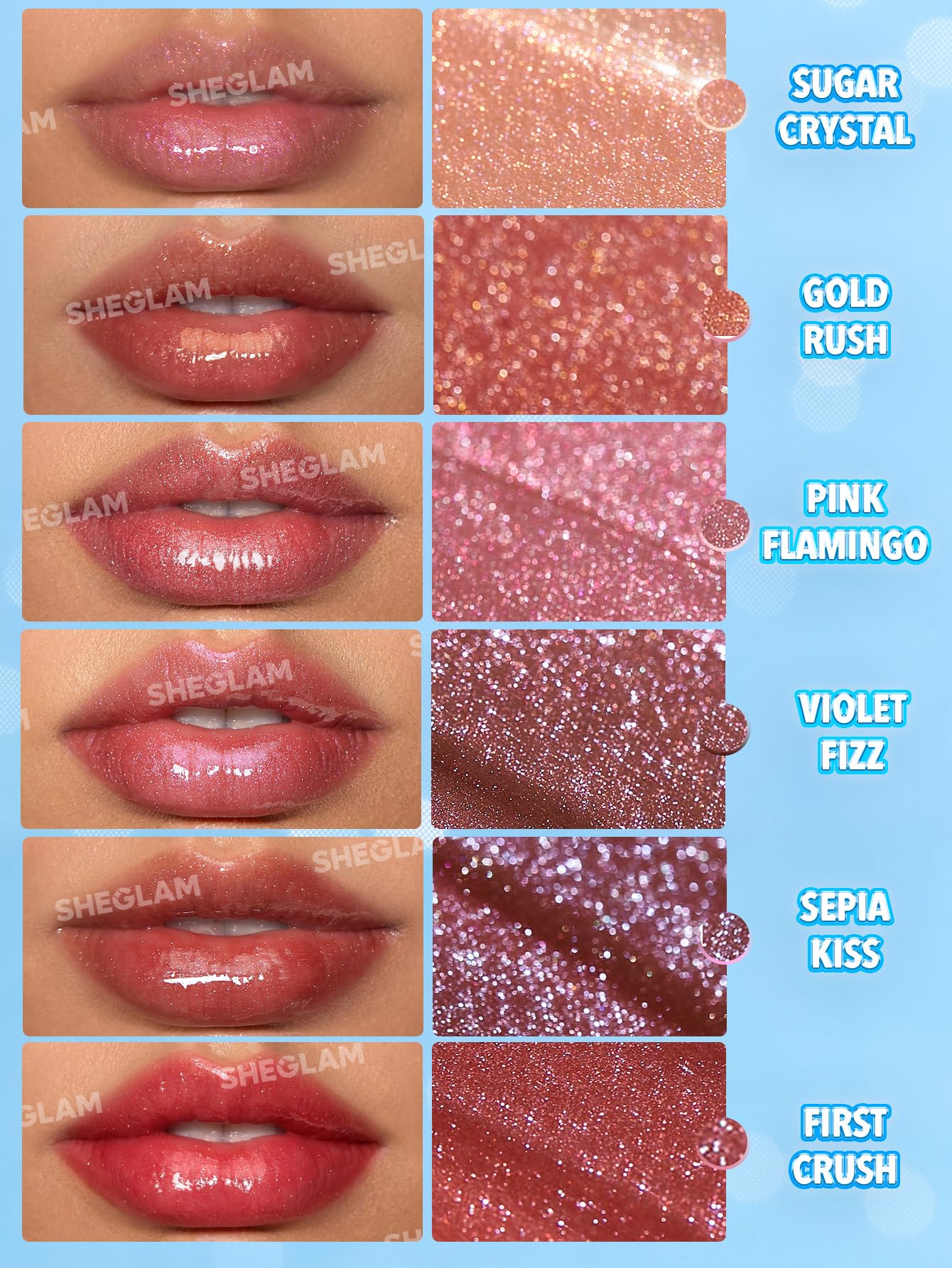 SHEGLAM Pout-Perfect enrichi d huile de coco pour nourrir les lèvres.