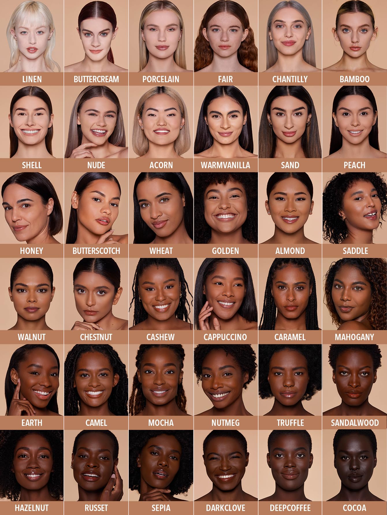 Teinte Porcelaine sur le visage pour un rendu naturel