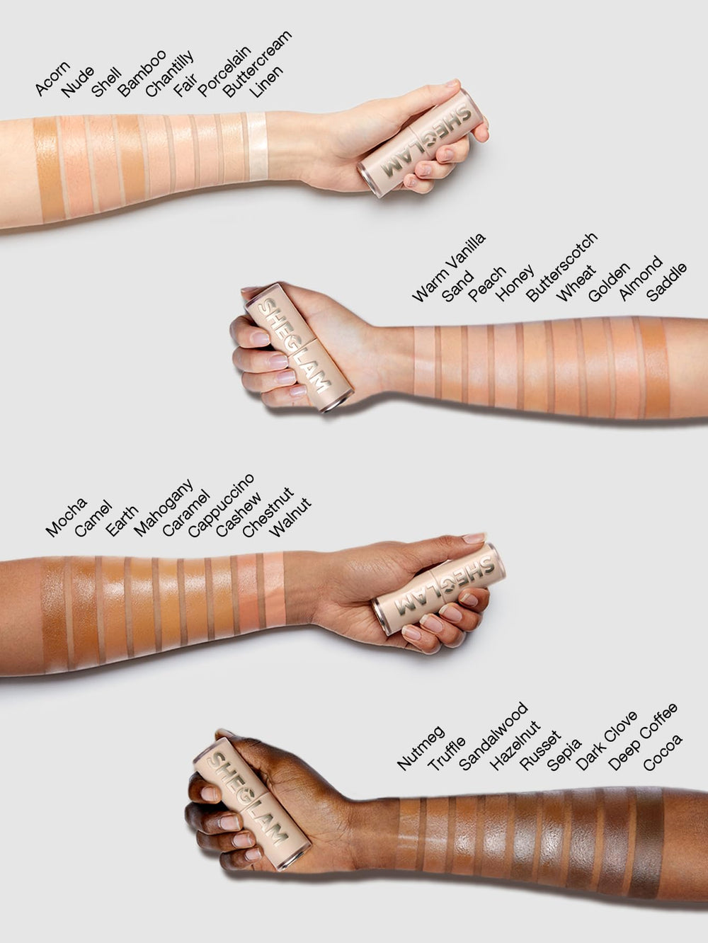 SHEGLAM Skin Magnet Stick: teint durable et uniforme toute la journée.
