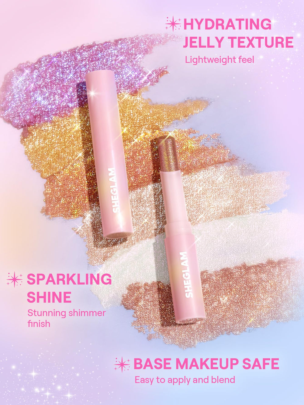 SHEGLAM Crystal Jelly Gelée non testé sur les animaux.