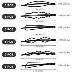 SHEHARUHI six styles – pinces-noires élégantes pour événements et tenues.