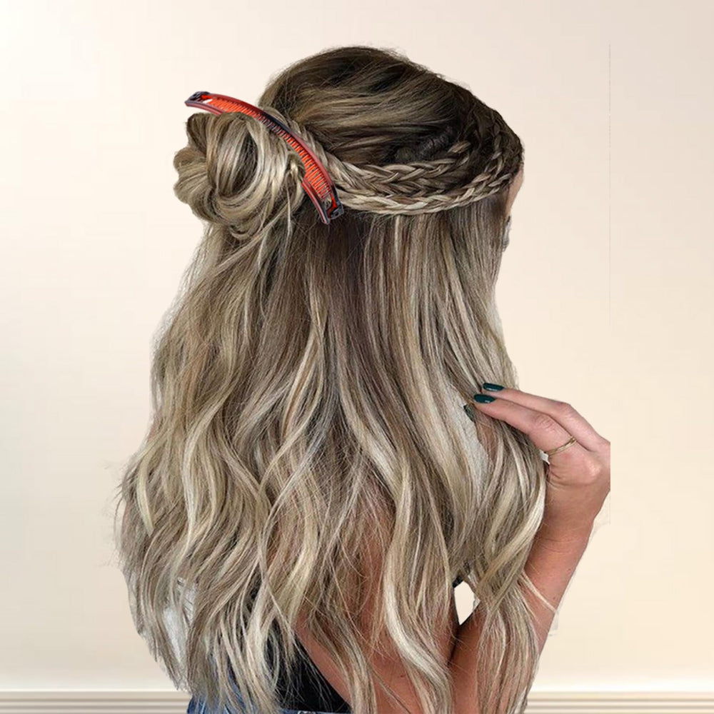 Ensemble 18 barrettes banane SHEHARUHI, polyvalent et durable.