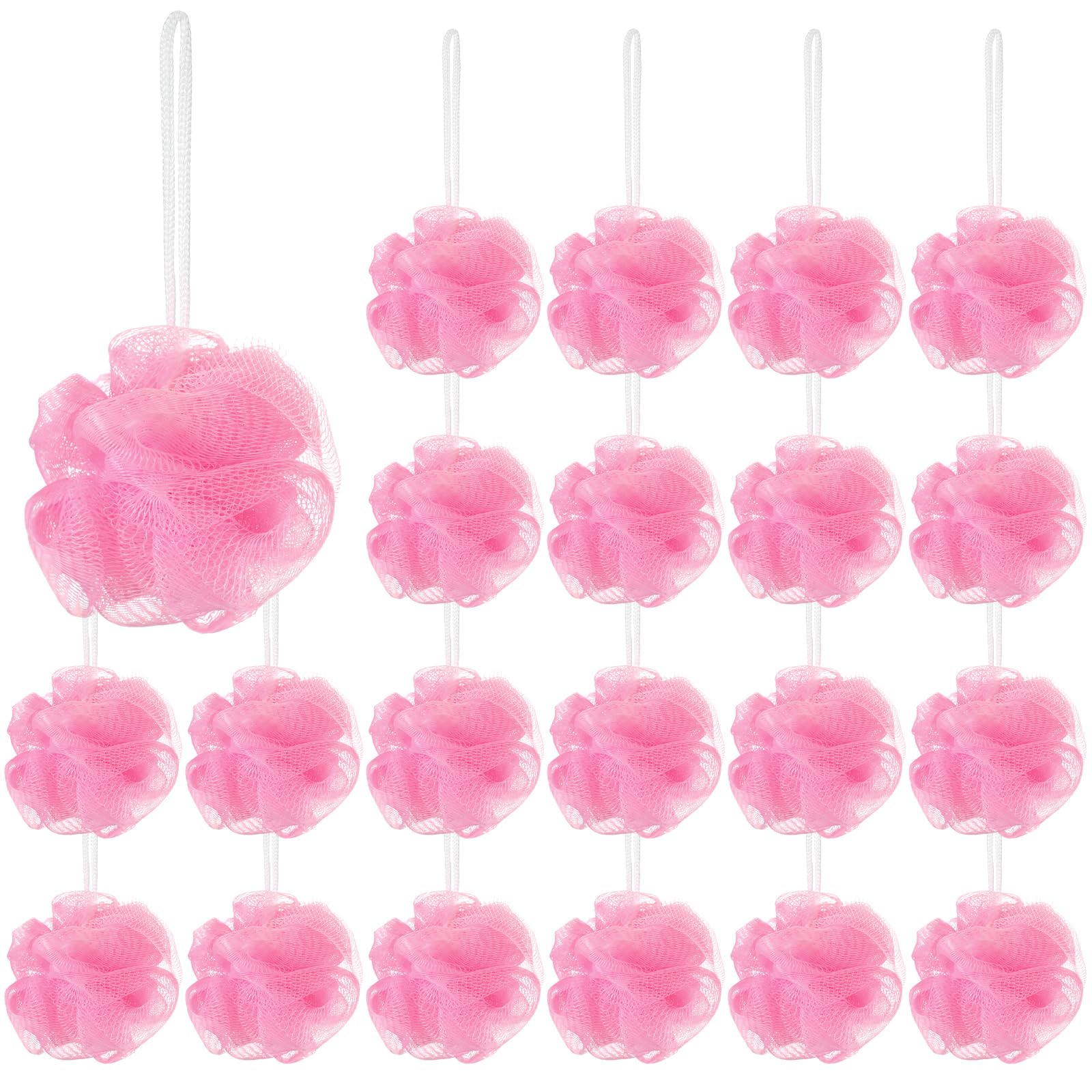 Shellwei éponge douche mini rose, pratique et exfoliante pour le quotidien.