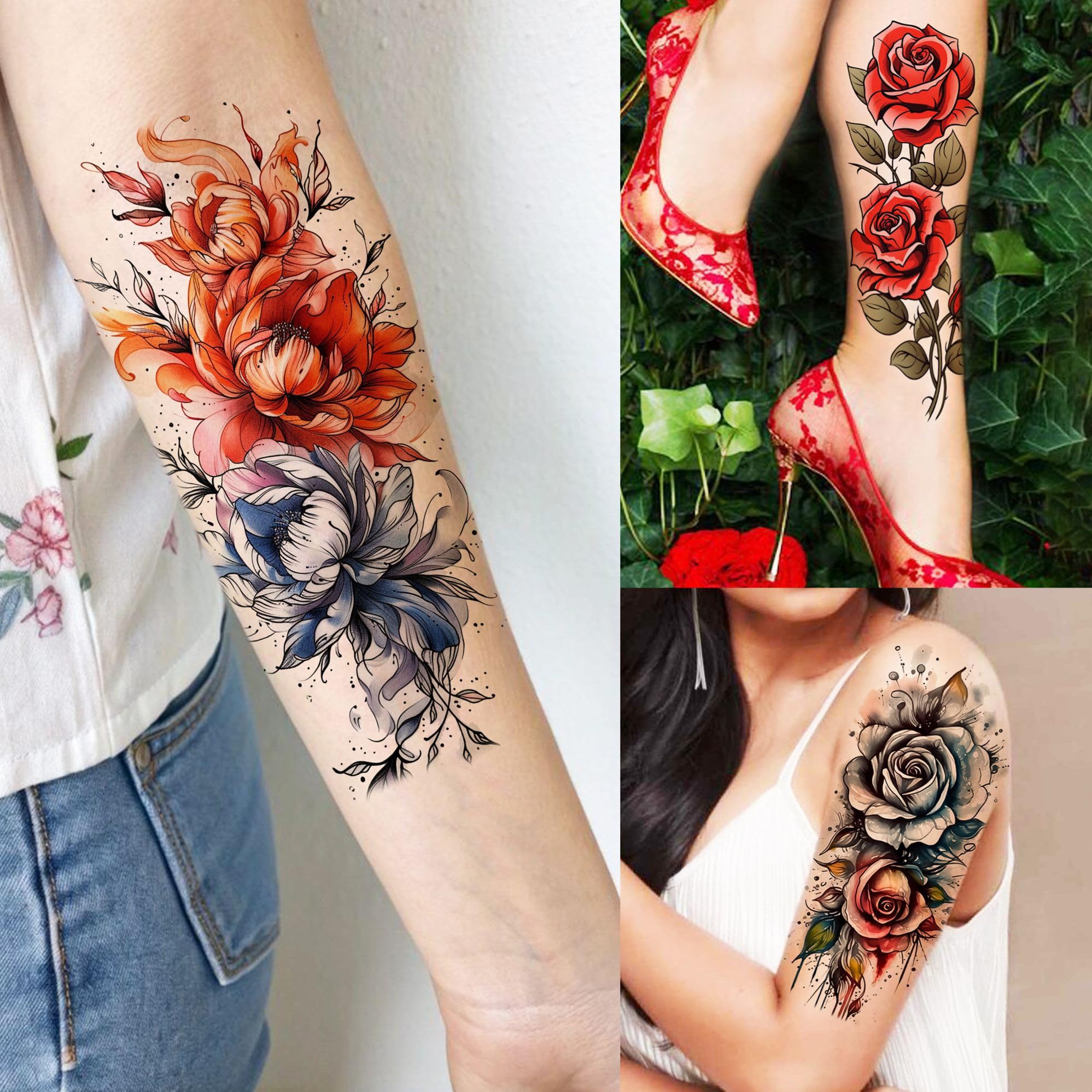 SHELYEXIEN dreamcatcher, tatouage temporaire bohème, pour une vibe festival.