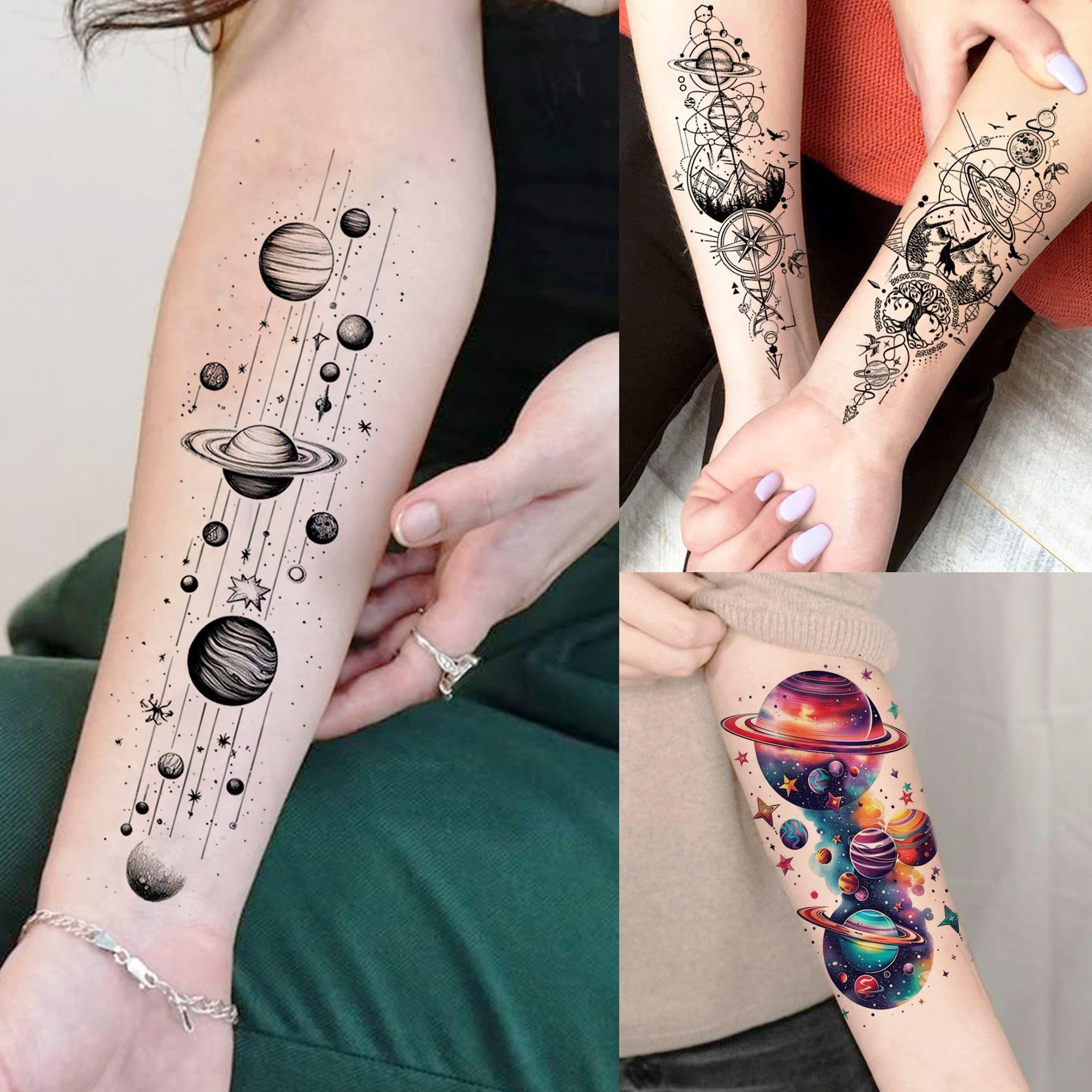 SHELYEXIEN tatouages 3D réalistes, effet impressionnant et longue tenue.