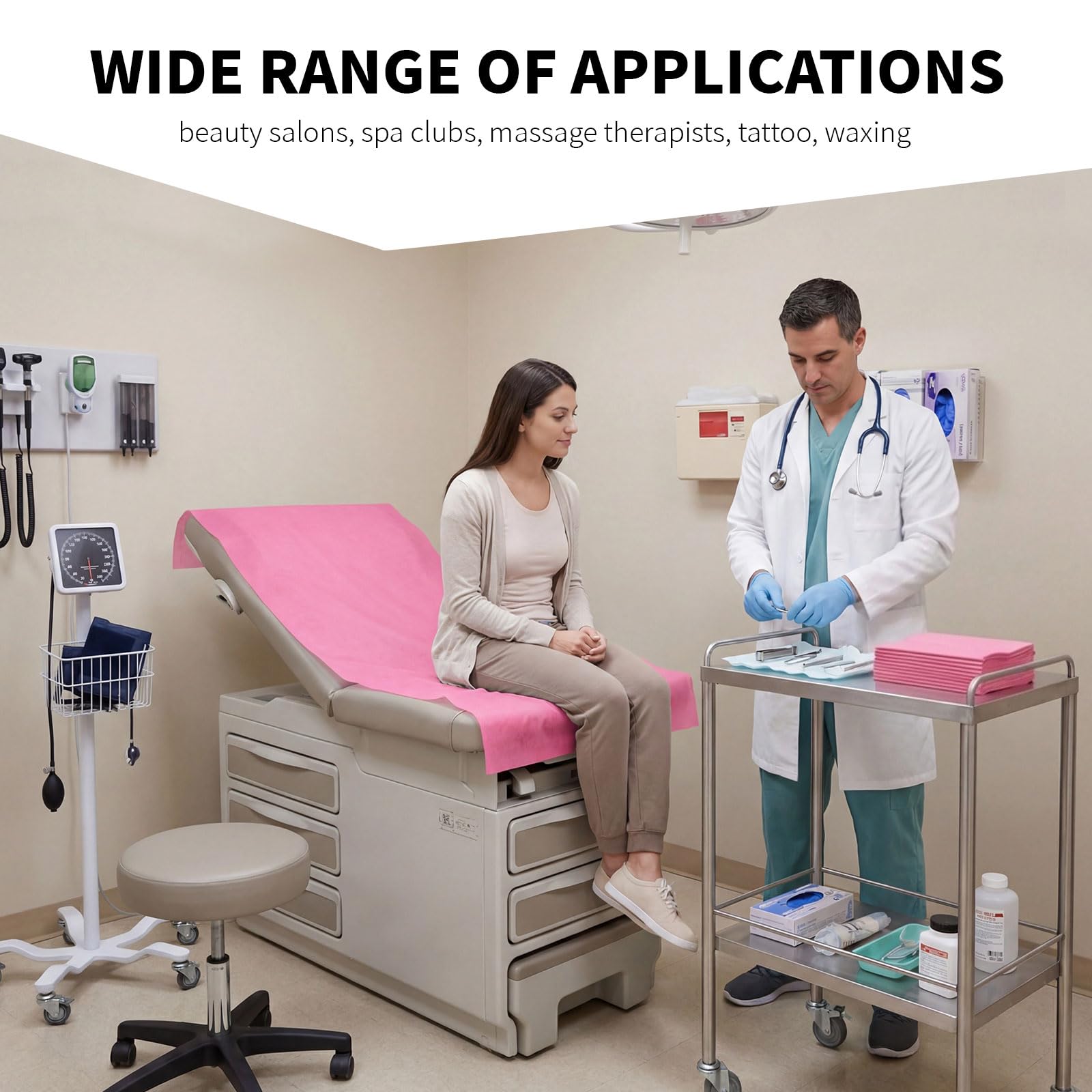 SHENKUAI drap-hygienique-portable pink idéal voyage.
