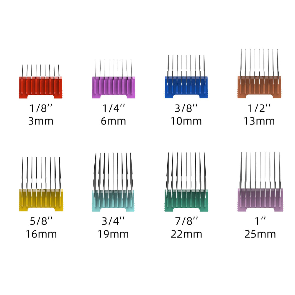 Shernbao guide-peigne-inox-3-8-pouce : longueur moyenne pour pelage moyen
