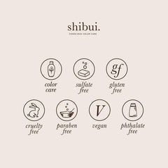 SHIBUI Crème – sans sulfates ni parabènes pour soin en douceur.
