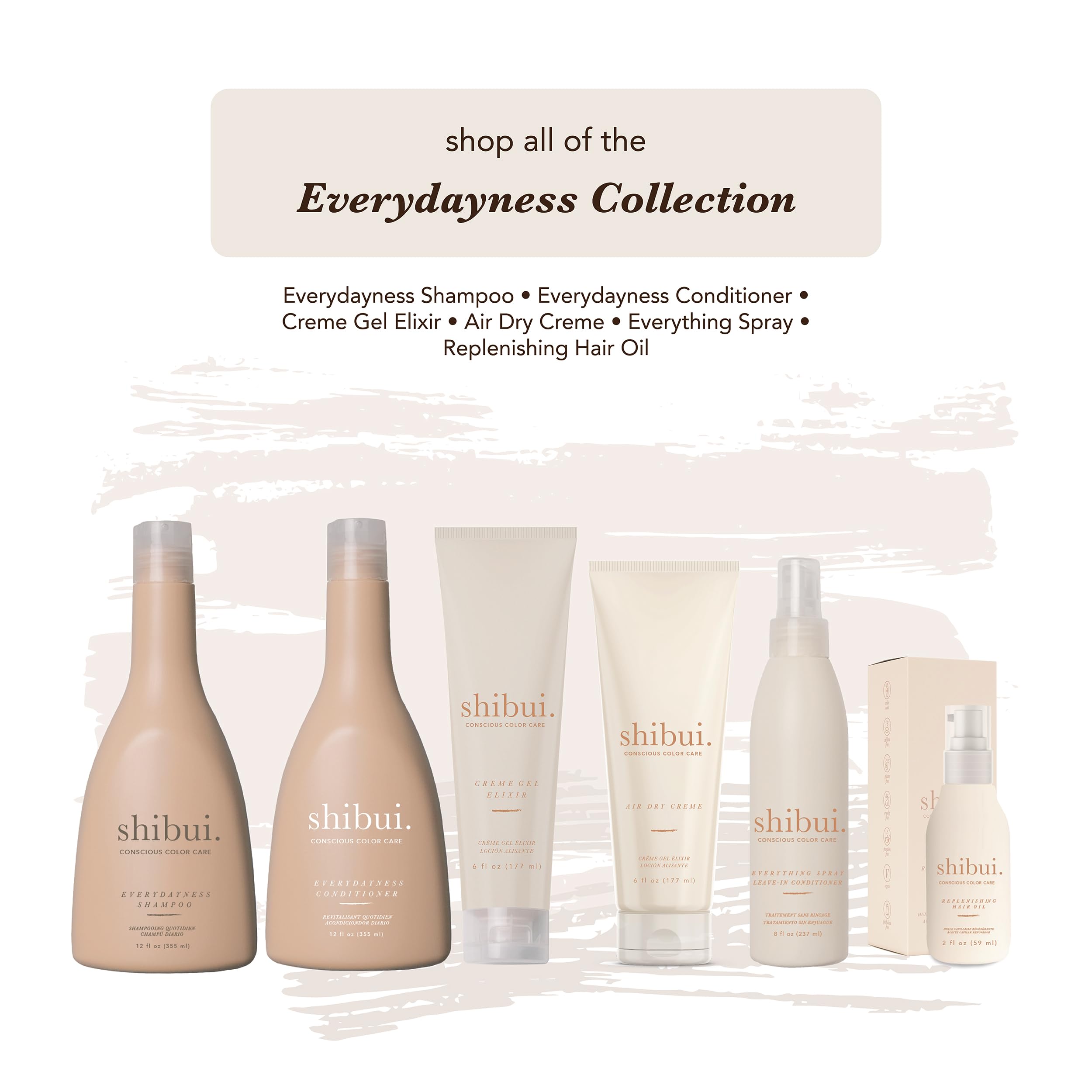SHIBUI Crème – usage quotidien sur cheveux colorés avec éclat.