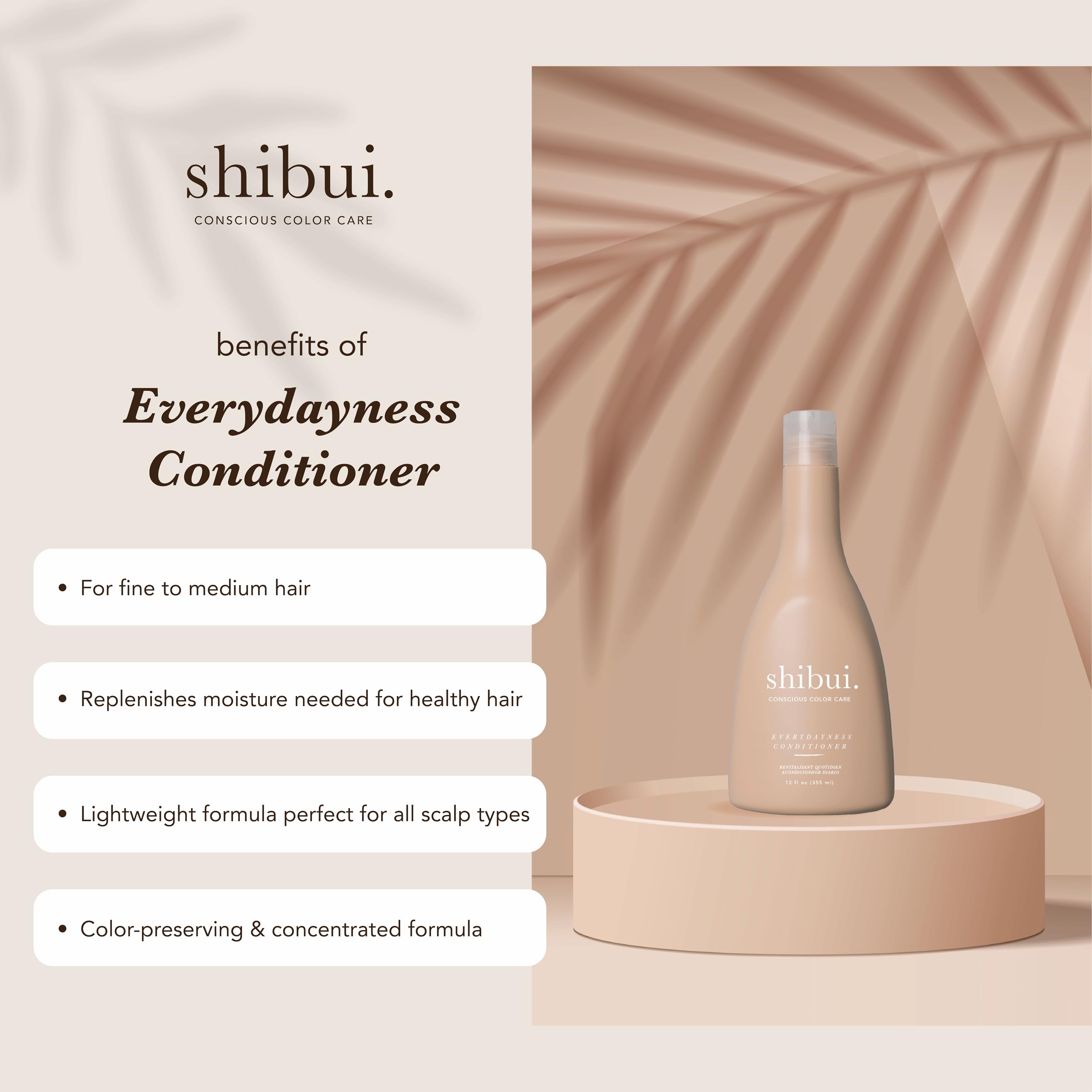 SHIBUI Everydayness Après-shampooing : texture légère facilitant l’application et la douceur