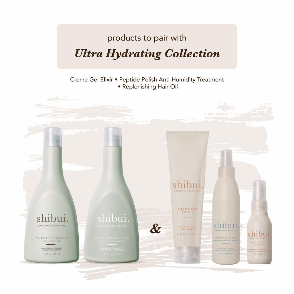SHIBUI Shampoing Ultra Hydratant emballage vegan et durable.