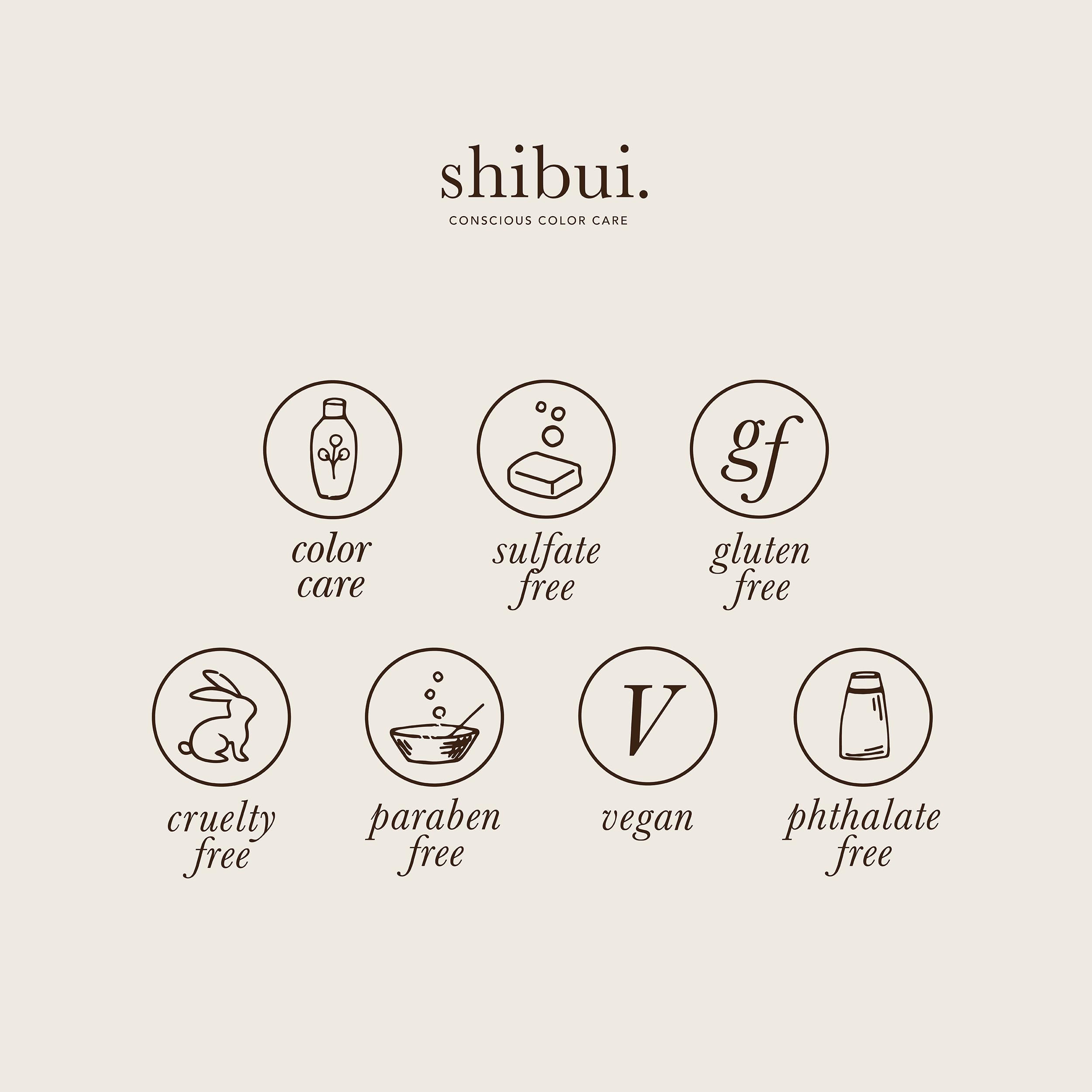 SHIBUI Shampoing volumisant – cheveux lavés, volume durable et mouvement naturel.