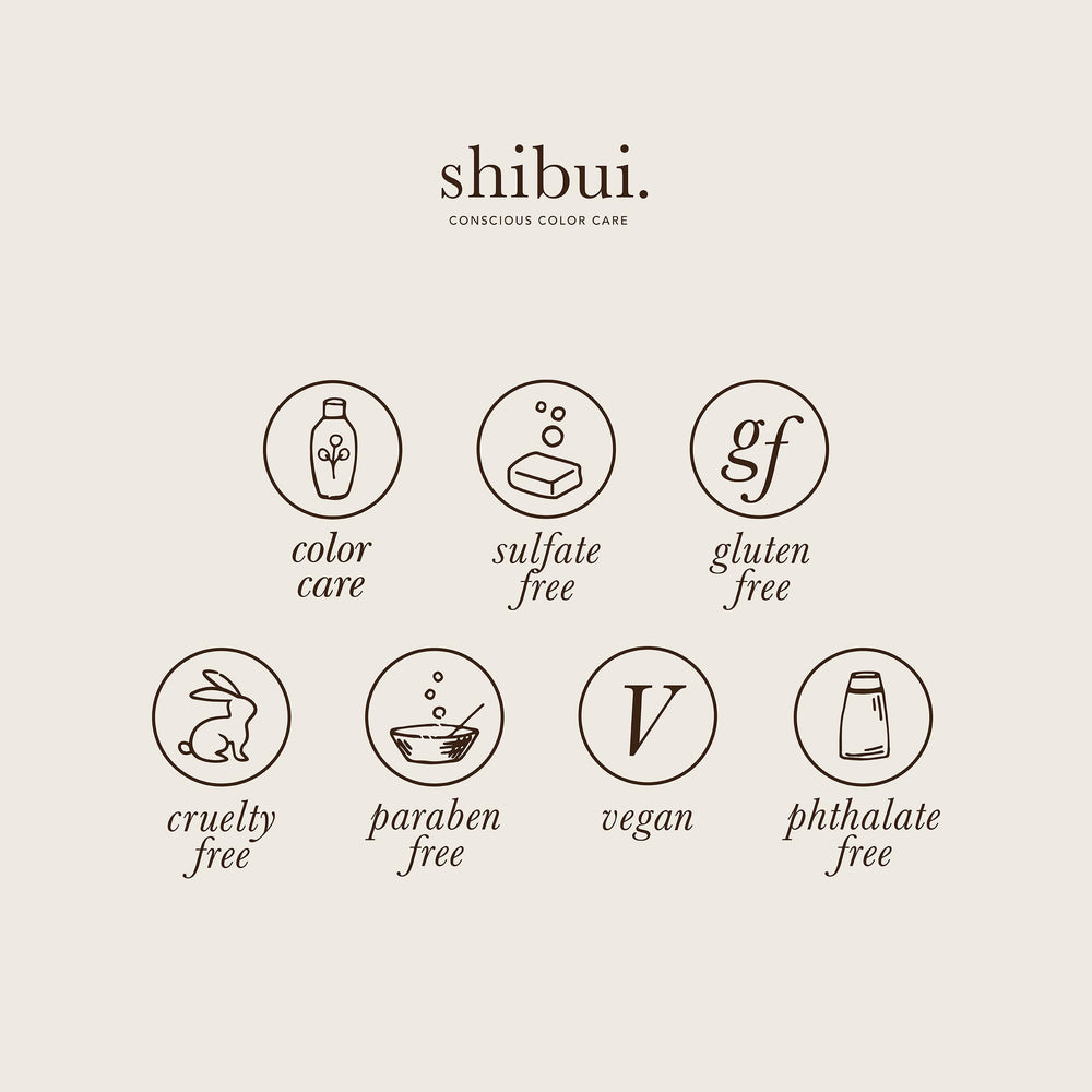 SHIBUI Shampoing volumisant – cheveux lavés, volume durable et mouvement naturel.
