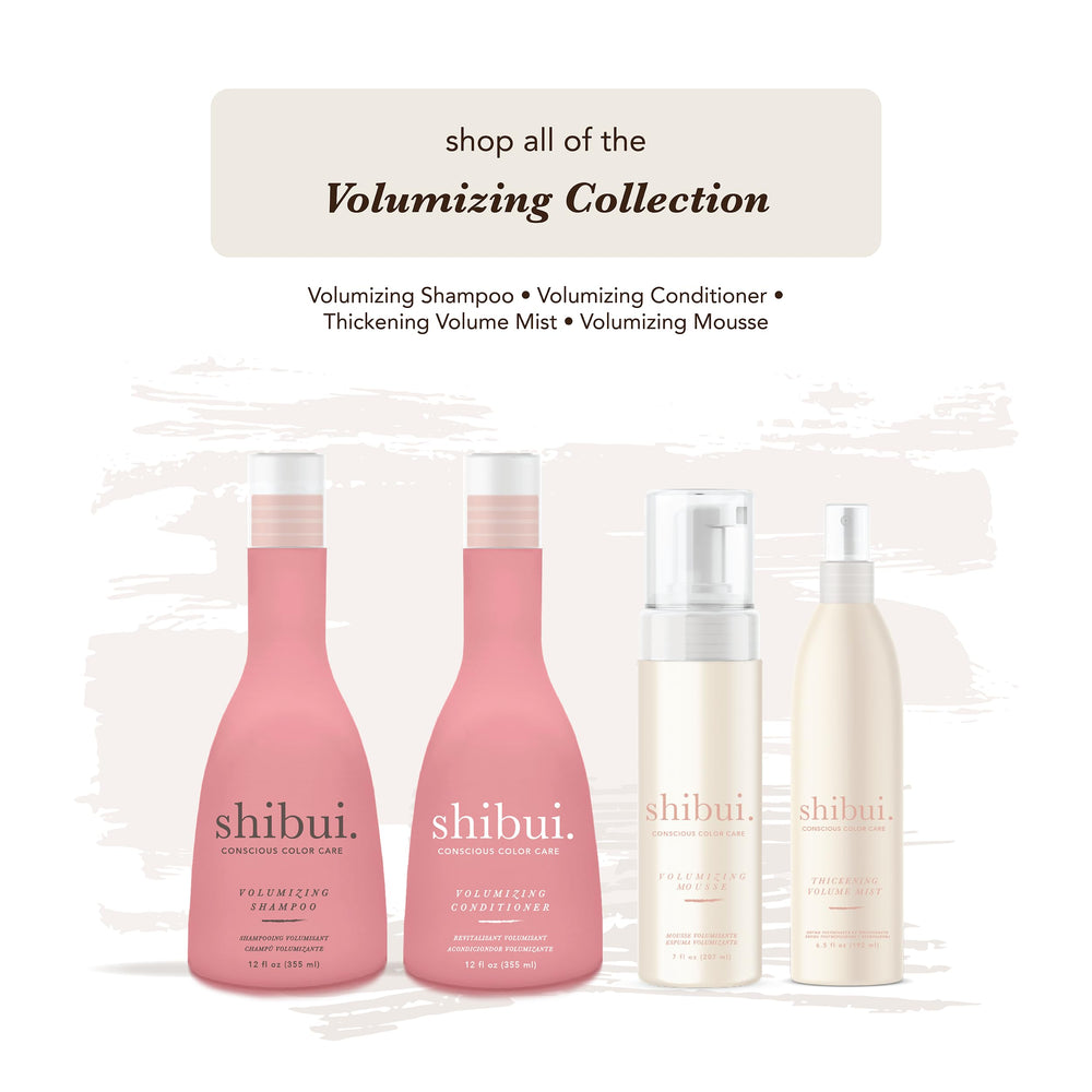 SHIBUI Shampoing volumisant – résultat doux et brillant, idéal pour cheveux fins colorés.