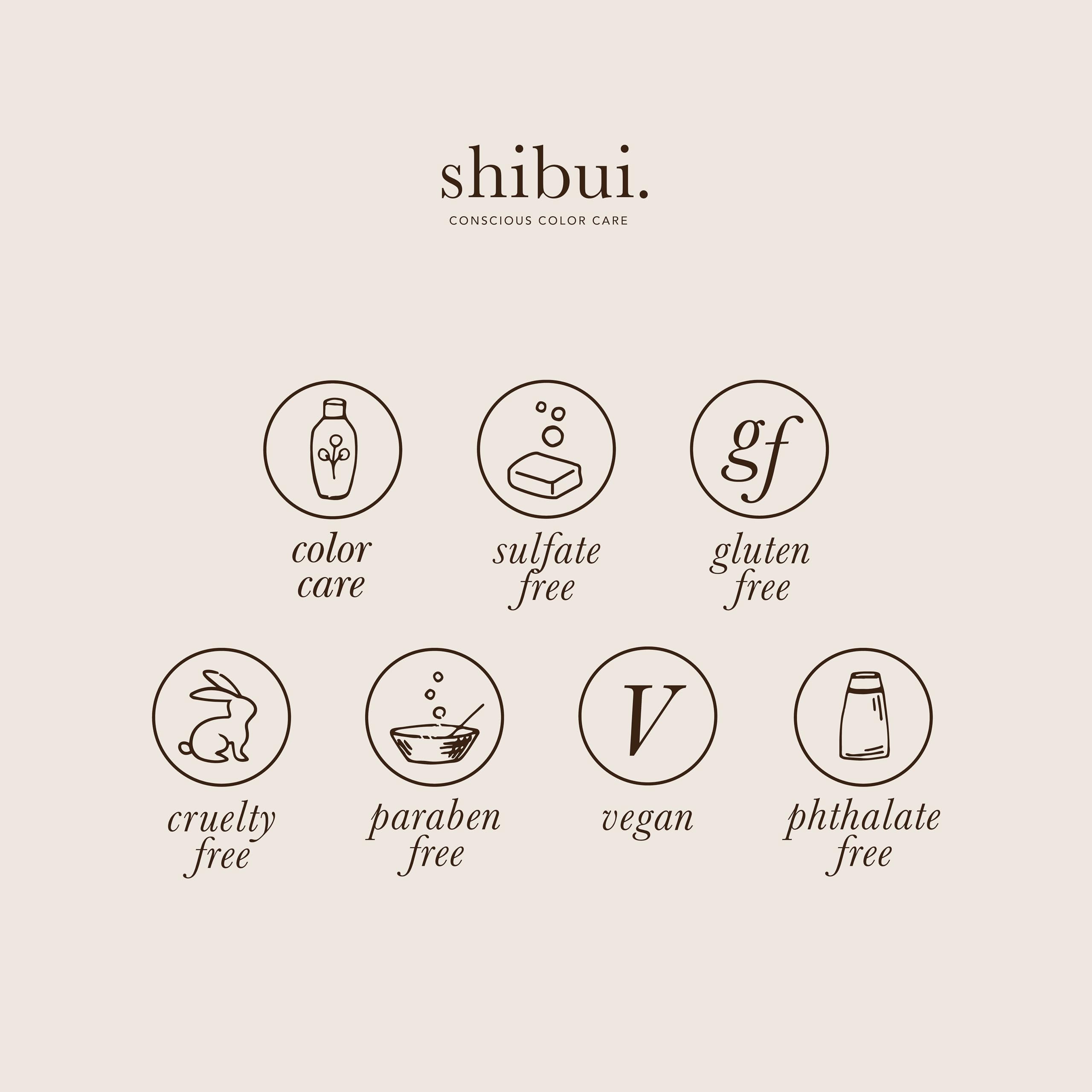 SHIBUI core-4-complexe: nourrissement et protection de la couleur.