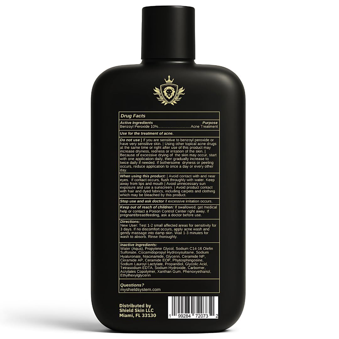 Utilisation post-gym avec Shield Body Wash pour lutter contre la sueur et les impuretés