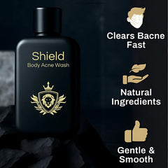 Shield-dos-torse-nettoyant, aide à clarifier les pores du corps.