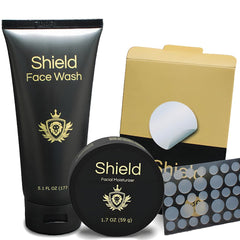 Ensemble Shield Système pour homme, routine complète soin peau.
