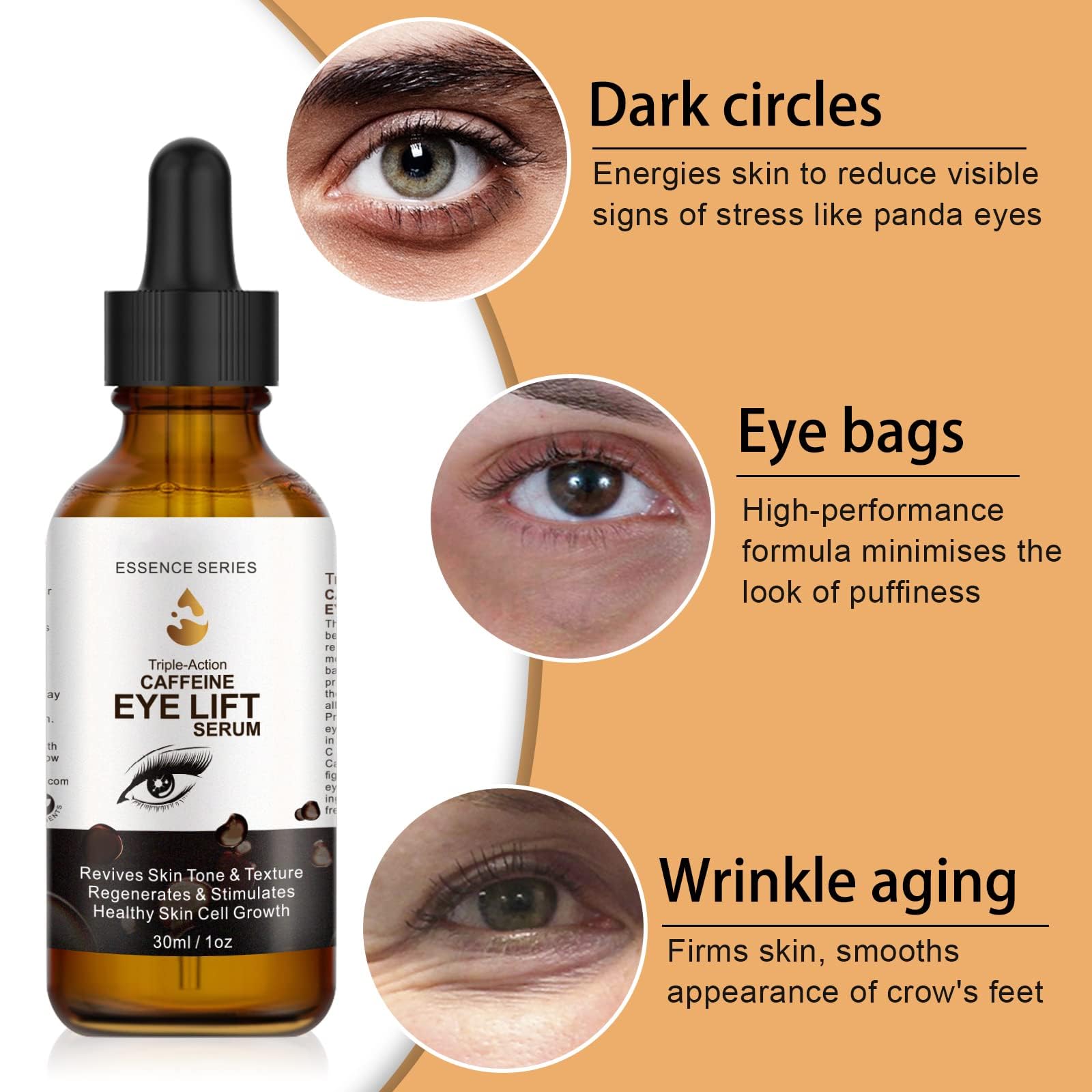 Acide hyaluronique pour hydrater la zone délicate autour des yeux, SHIFAKOU.