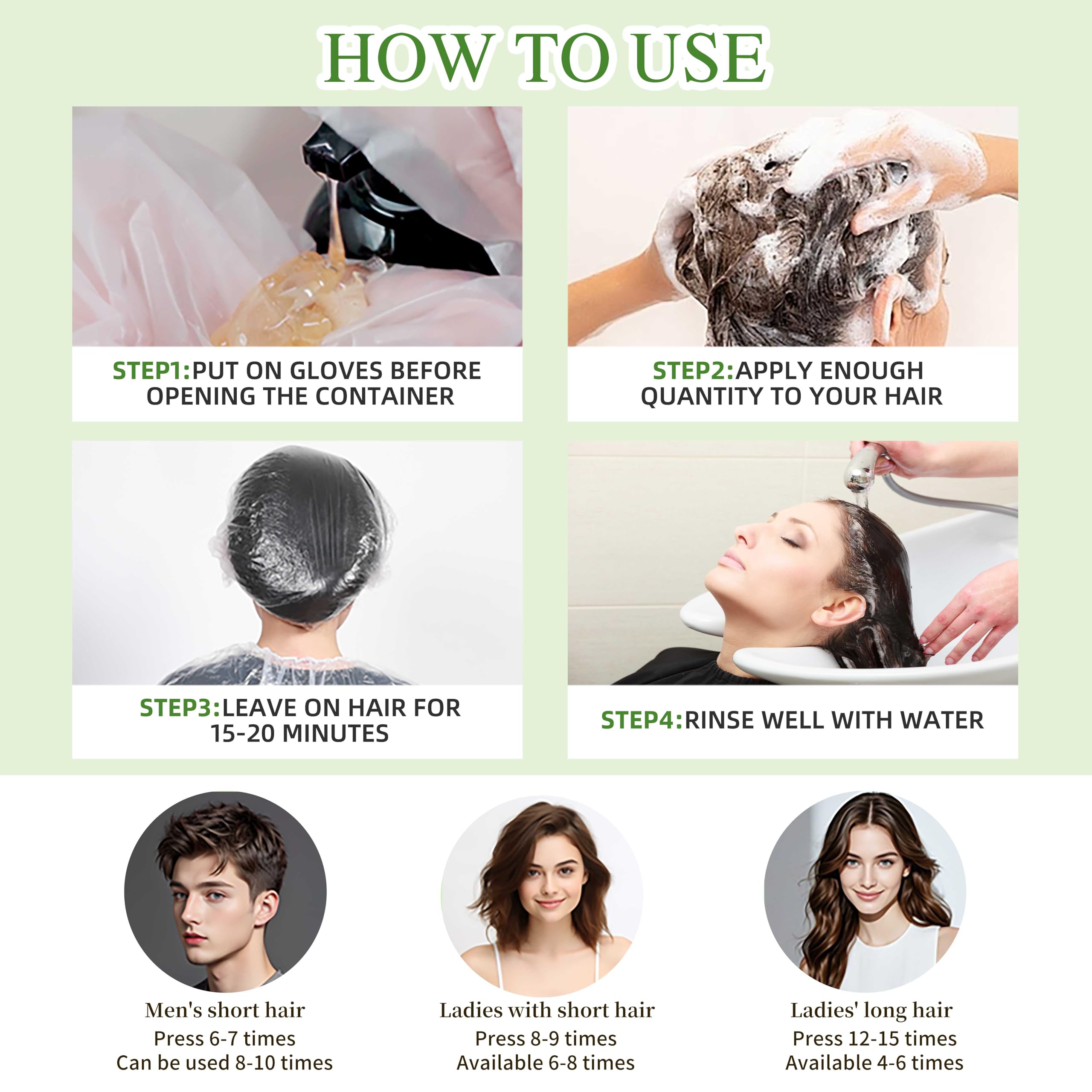 SHIHUANUO Hair Dye Shampoo color-stay with herbal formula