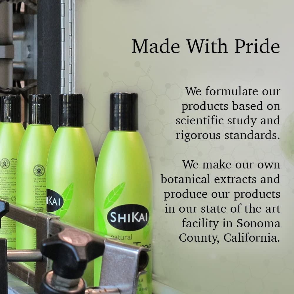 shikai arbre-a-the-conditionneur cuir-chevelu frais grâce à la menthe.
