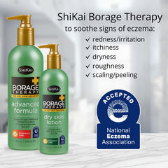 Texture crème non grasse de ShiKai Borage Therapy facilitant l application.