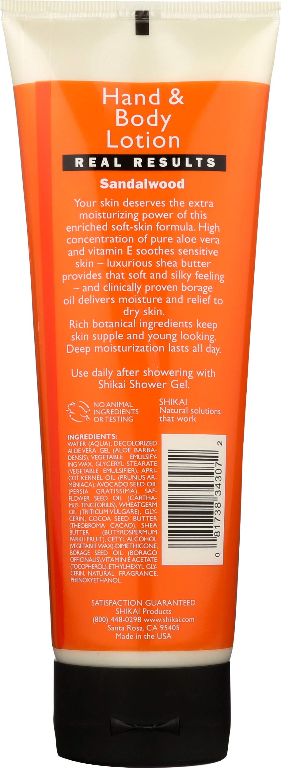ShiKai texture onctueuse à l'Aloe Vera – soin nourrissant pour peaux sèches.