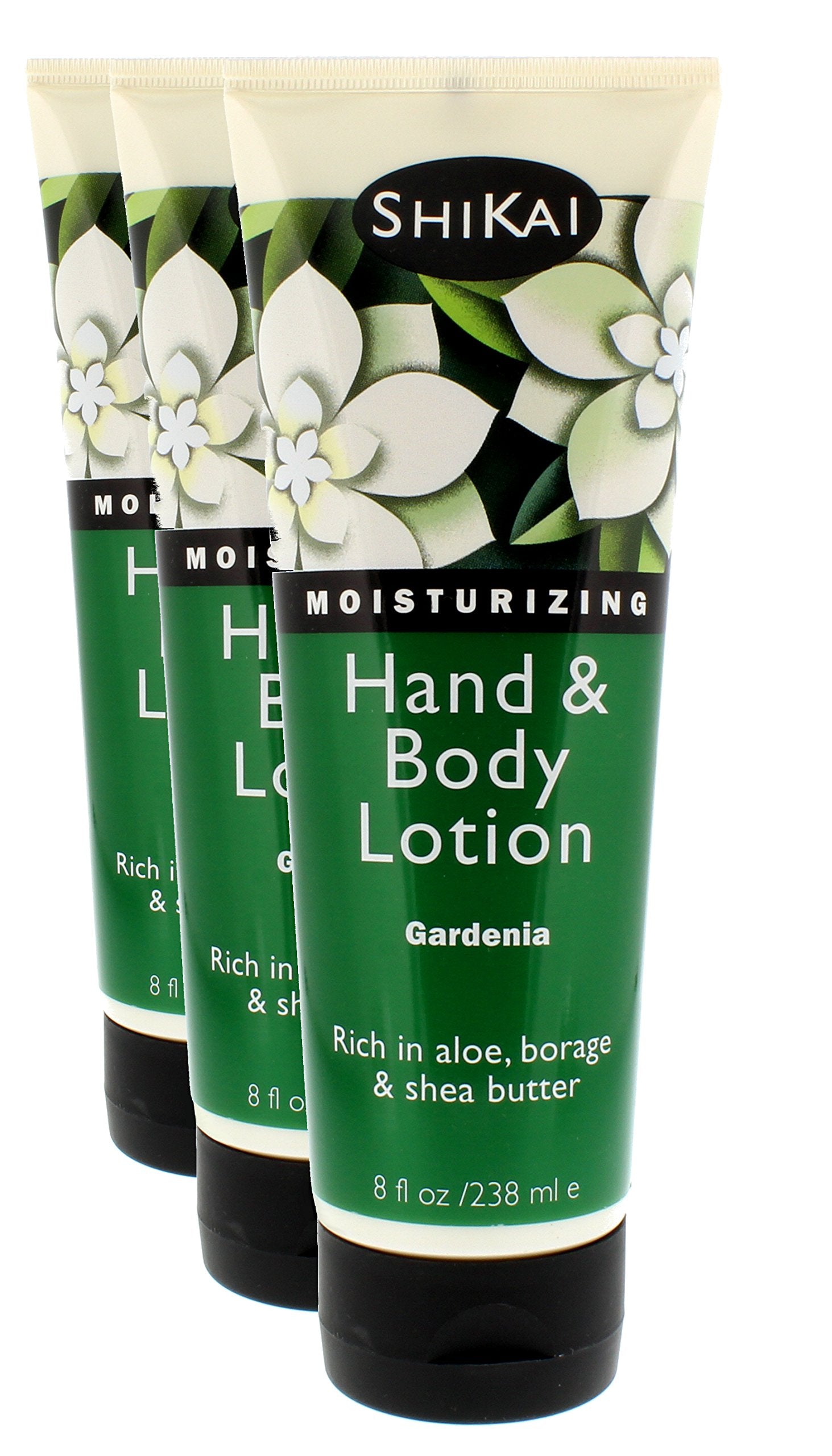ShiKai Gardenia Lotion bouteille 8oz pour hydrater durablement mains et corps