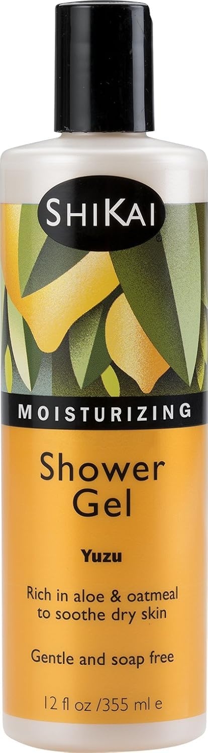 ShiKai Gel Douche Yuzu: bouteille hydratante et hydratation durable.