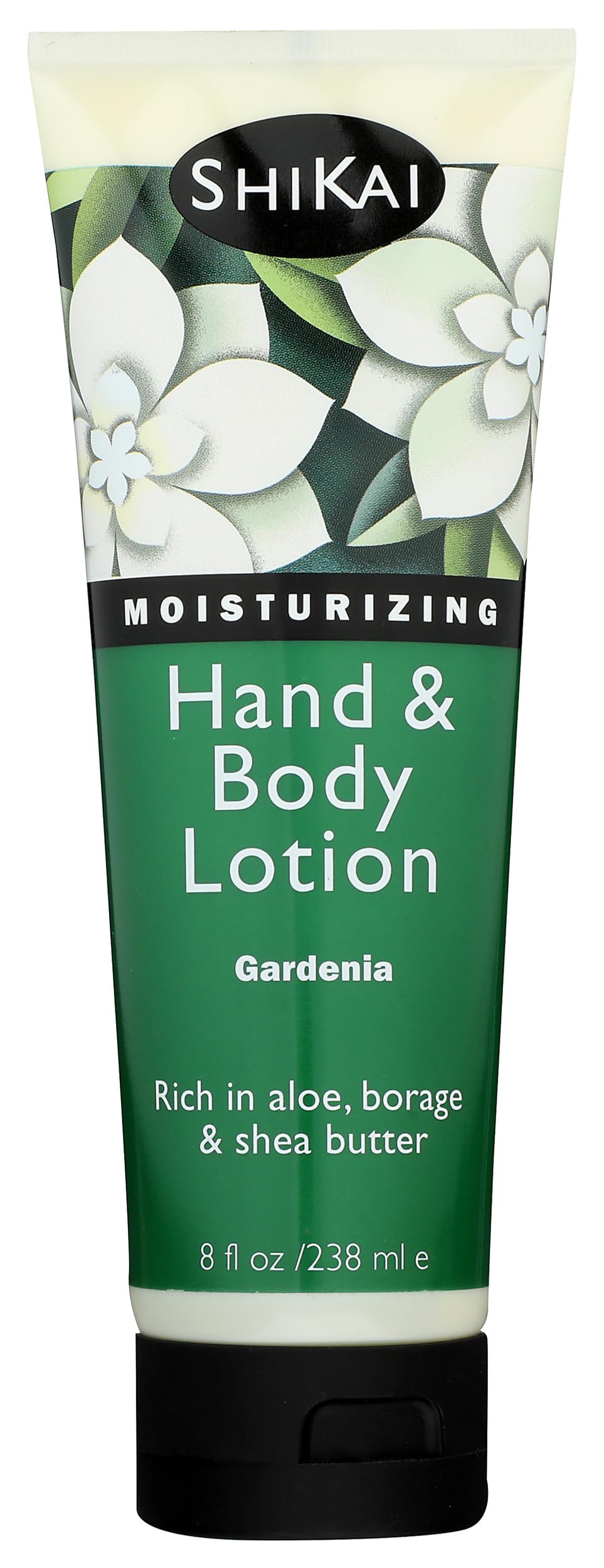 ShiKai Lotion Gardenia : bouteille pratique pour hydrater mains et corps.