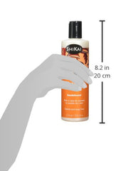 ShiKai Mousse Riche Douche Santal: texture enveloppante et douceur prolongée.