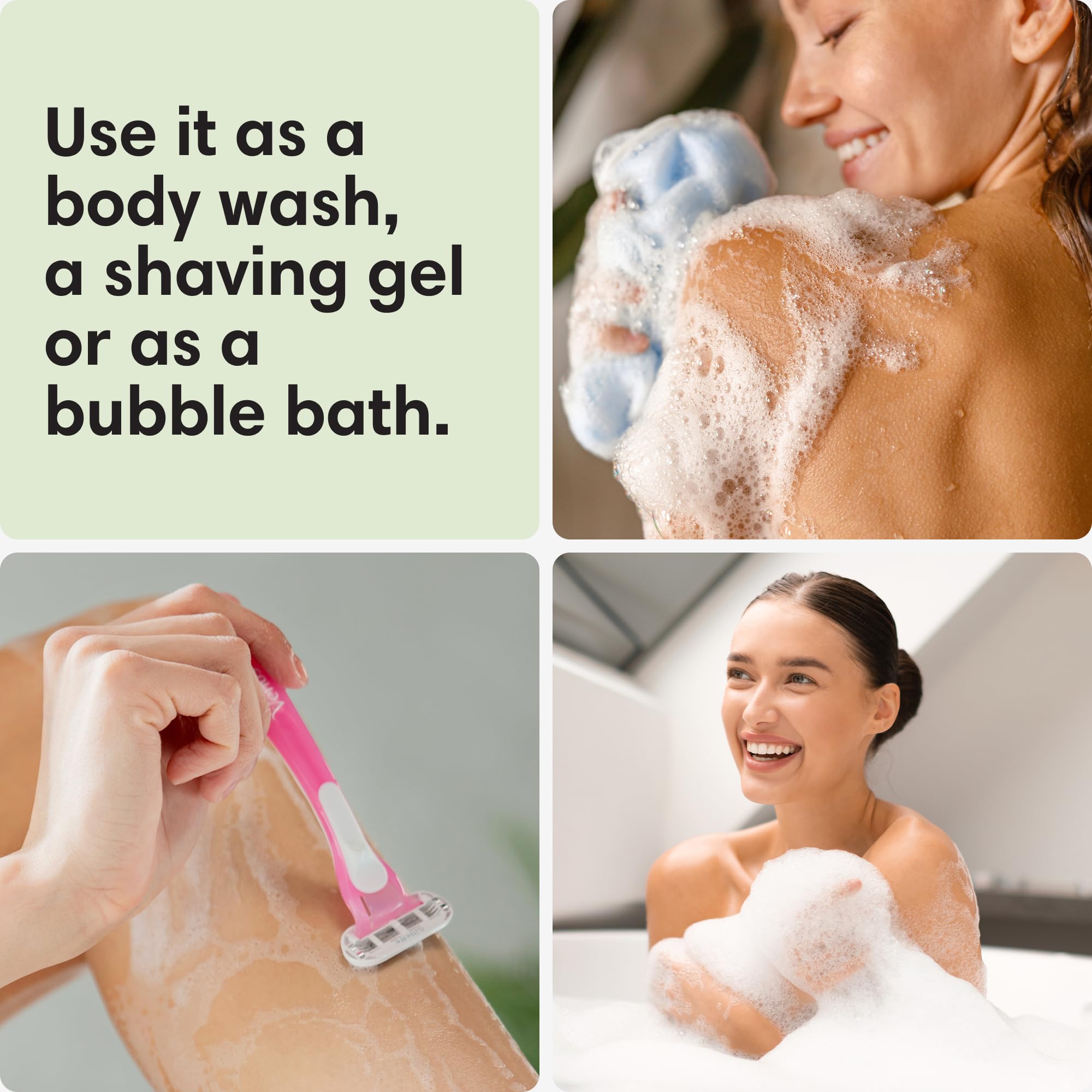 ShiKai Utilisation Quotidienne Gel Douche, produit polyvalent pour corps et bain.