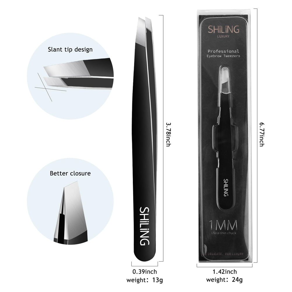 Pinces SHILING utilisation polyvalente salon maison pour soins fins.