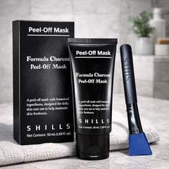 SHILLS ensemble-pinceau-masque: pinceau et flacon pour une routine rapide.
