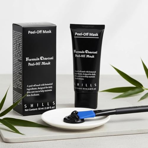 SHILLS masque-charbon-botanique: ingrédients calendula et romarin pour un soin doux.