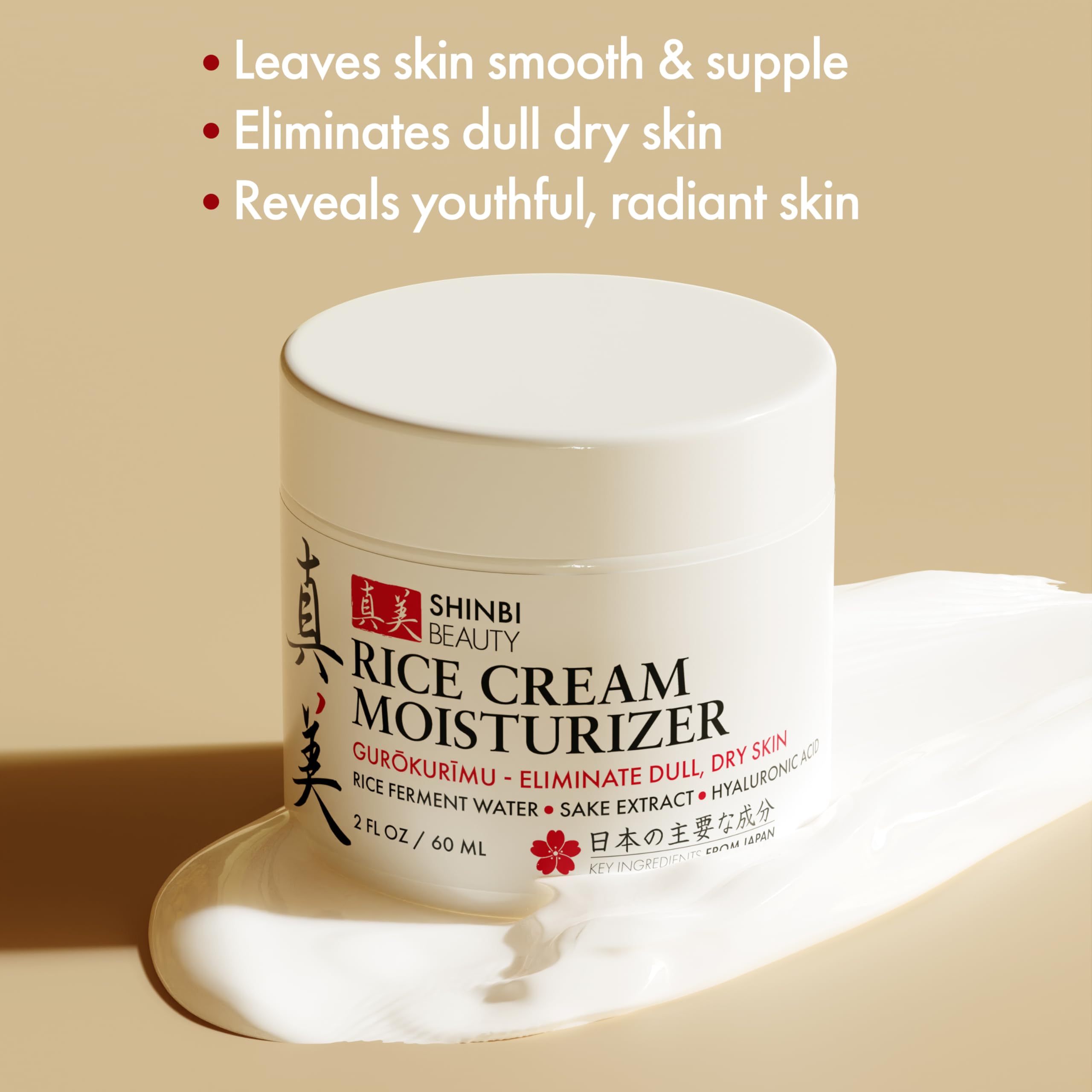 Shinbi Beauty extrait sake : exfoliation douce et peau lumineuse.