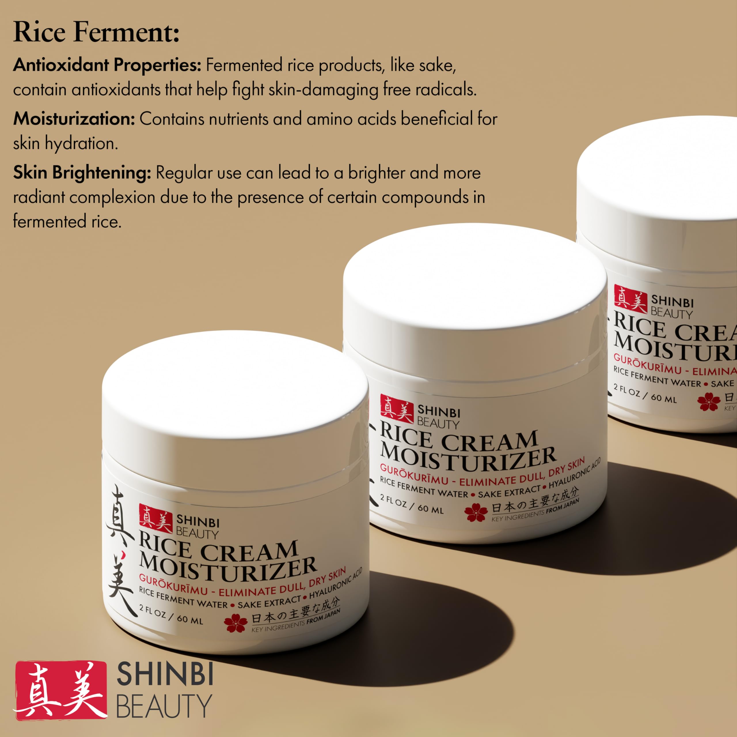 Shinbi Beauty riz ferment : éclat et teint plus uniforme.