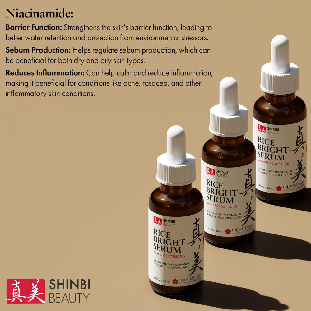 Soin Shinbi Beauty pour une brillance saine et une peau douce et hydratée.