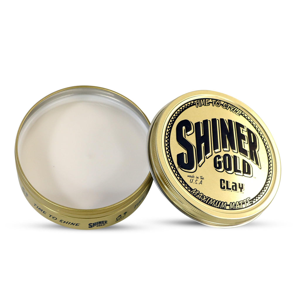 Shiner Gold Pommade Argile, parfum coco discret pour une expérience sensorielle.
