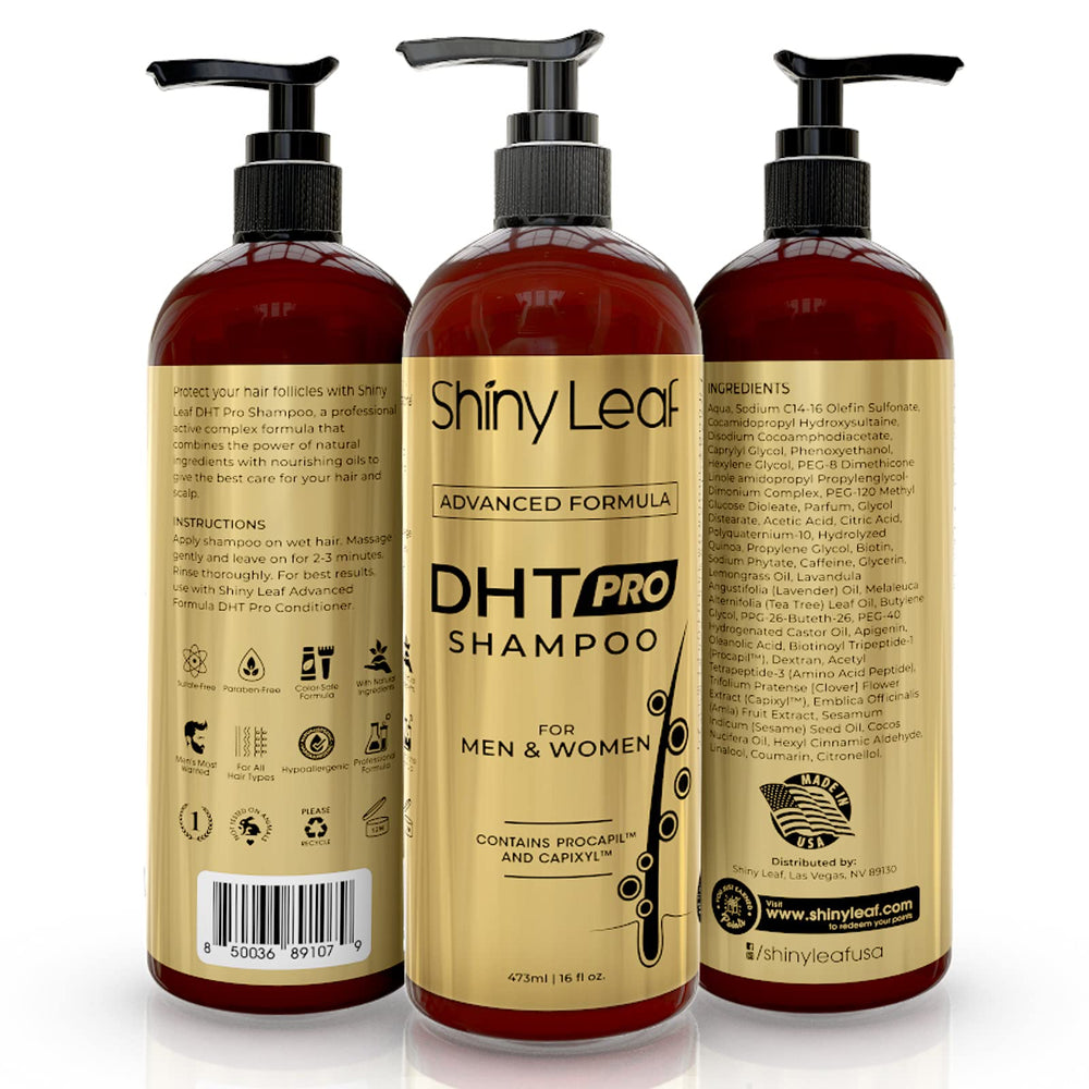 Shiny Leaf DHT Pro Shampooing: parfait pour cheveux colorés