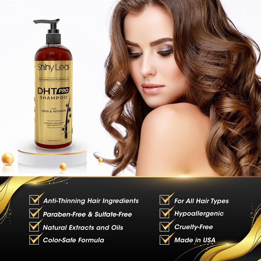 Shiny Leaf DHT Pro Shampooing: sans parabènes et sans sulfates, formule sûre