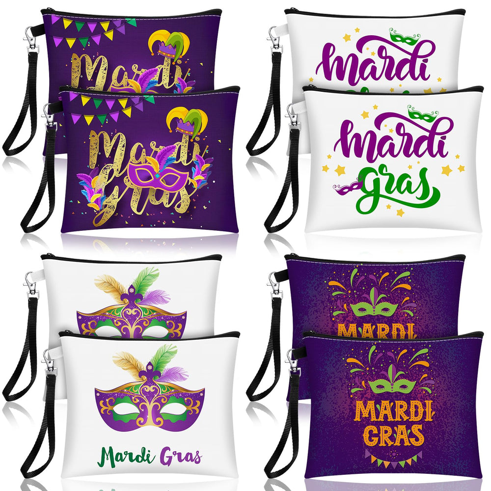 Shinylin trousse maquillage Mardi Gras pochette porte, pratique et sécurisée