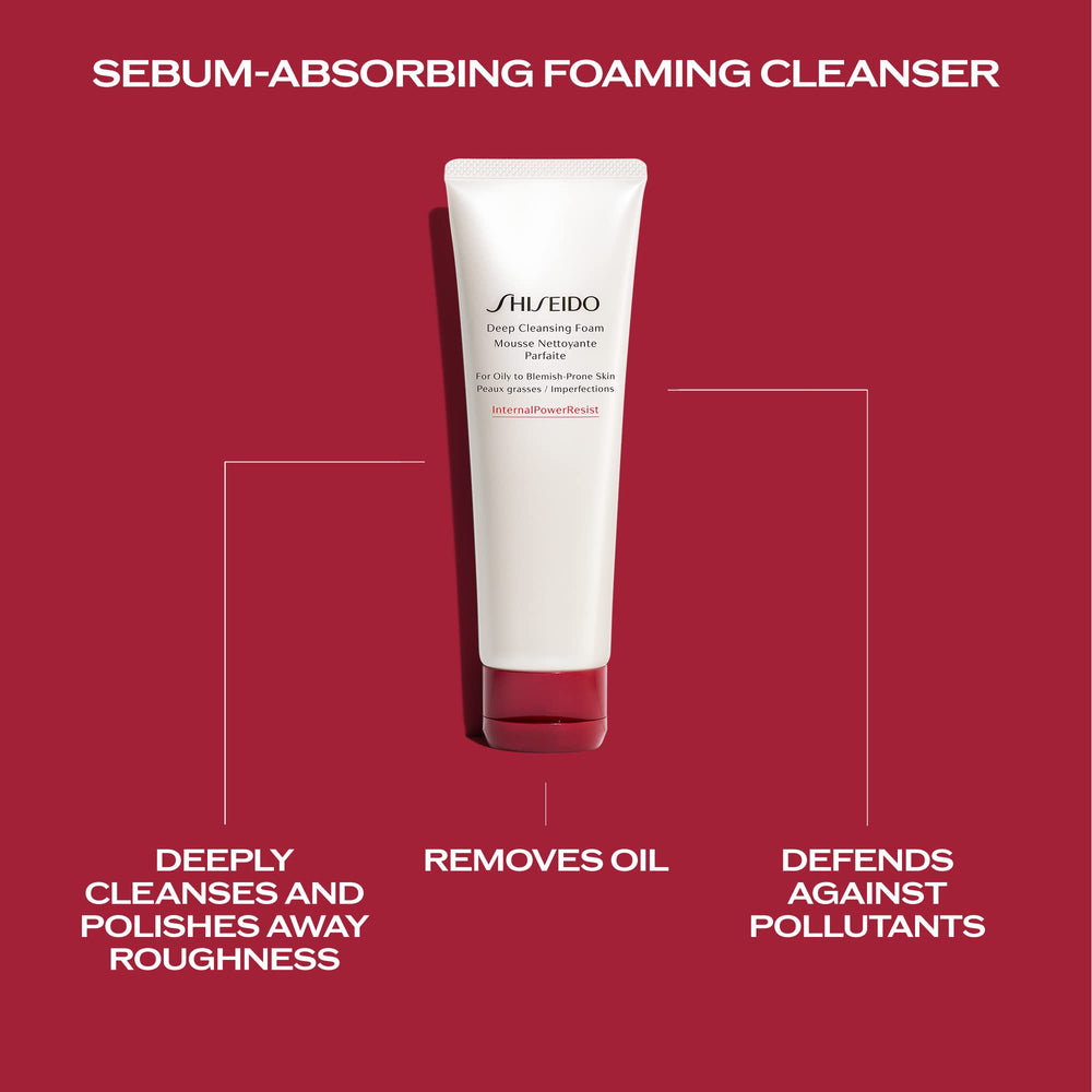 Shiseido Application Mains — mousse prête à nettoyer la peau rapidement.